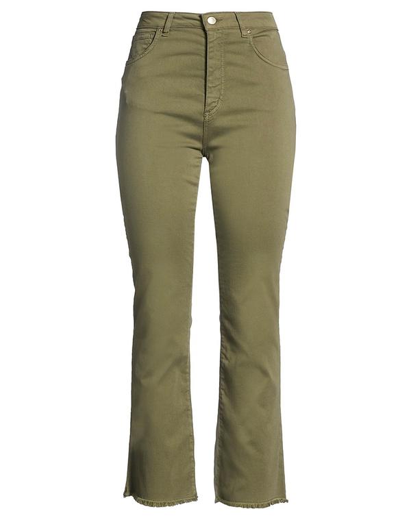 ディー・エクステリア レディース ボトムス カジュアルパンツ フレアカットパンツ D.EXTERIOR Military Green グリーン