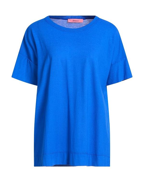 【送料無料】 ドルモア レディース Tシャツ トップス ベーシックTシャツ Blue