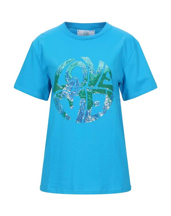 アルベルタ フェレッティ レディース トップス Tシャツ ALBERTA FERRETTI Azure Blue ブルー