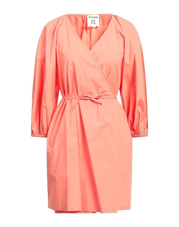 【送料無料】 セミクチュール レディース ワンピース トップス ミニワンピース・ドレス Salmon Pink