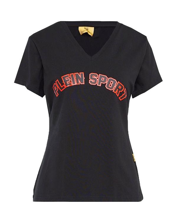 【送料無料】 プレイン スポーツ レディース Tシャツ トップス Ｔシャツ Black