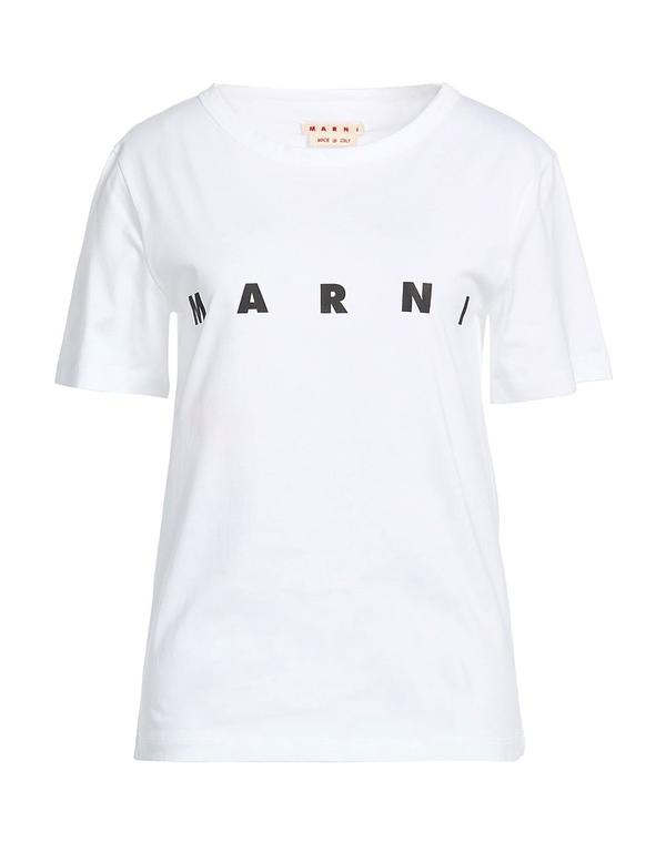 マルニ レディース トップス ティーシャツ MARNI White 白いこと Tシャツ・カットソー-トップス-レディースファッション