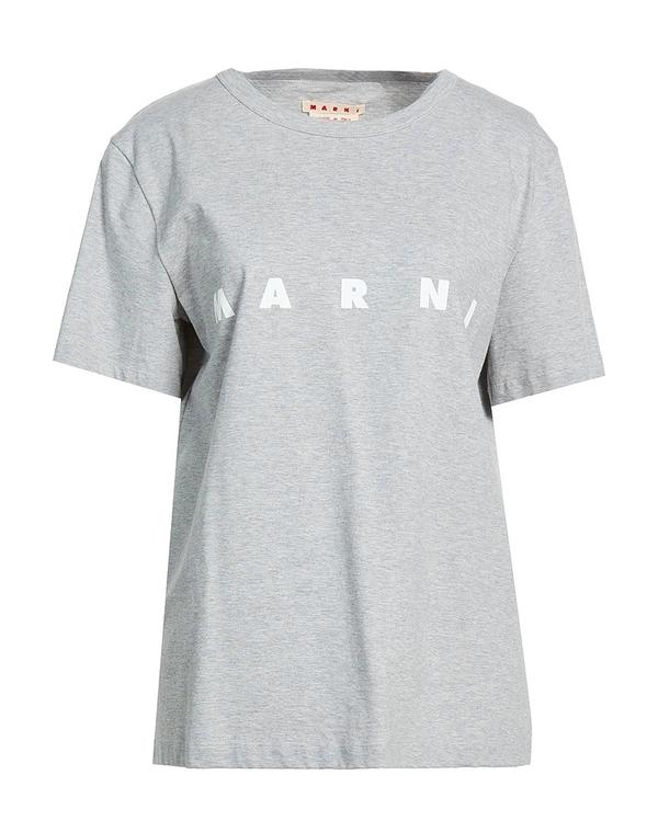 マルニ レディース トップス ティーシャツ MARNI Gray 薄墨色 Tシャツ・カットソー-レディースファッション