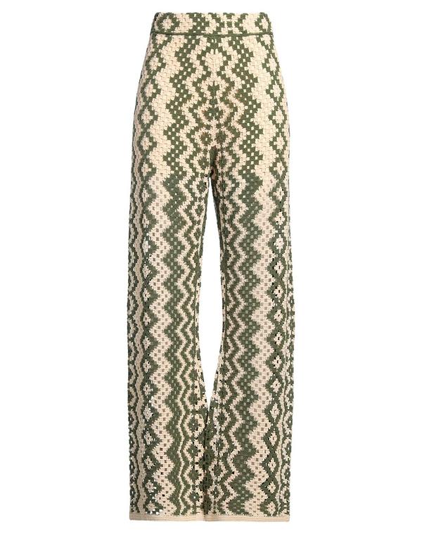 真砂ロ レディース ボトムス 心地好いズボン下 SANDRO Military Green 緑であること