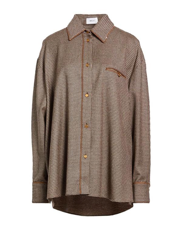 バリー レディース トップス ティーシャツ BALLY \u0026 Brown 赤銅色