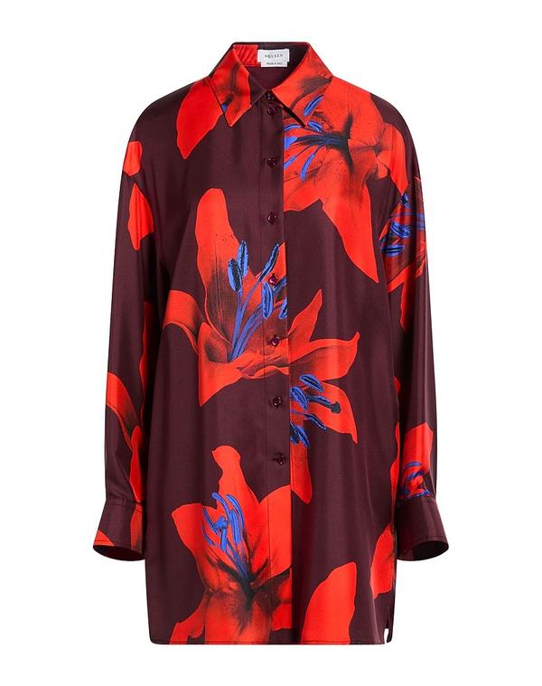 マックイーン レディース トップス ティーシャツ MCQUEEN \u0026 Red 赤いこと