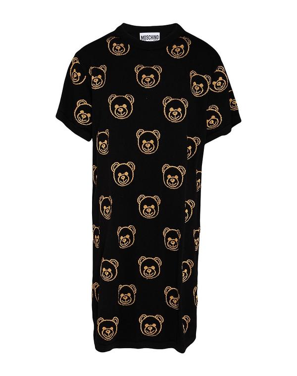 モスキーノ レディース トップス 衣装 編み物お召しもの MOSCHINO Black 黒いこと