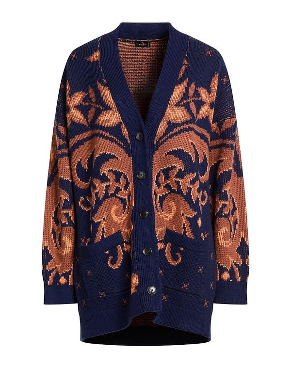 エトロ レディース アウター ジレー ETRO Navy 米国海軍