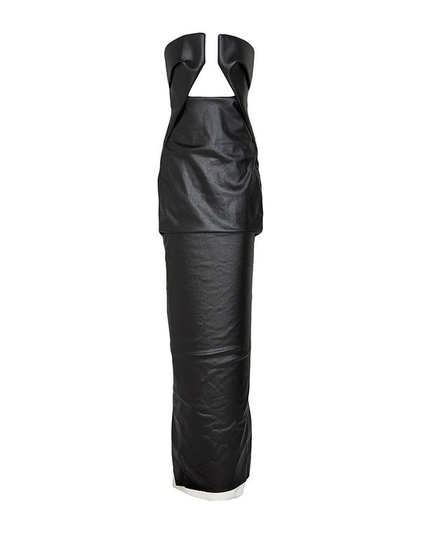 リックオウエンス レディース トップス ワンピース チューブドレス RICK OWENS Black ブラック｜ReVida 店
