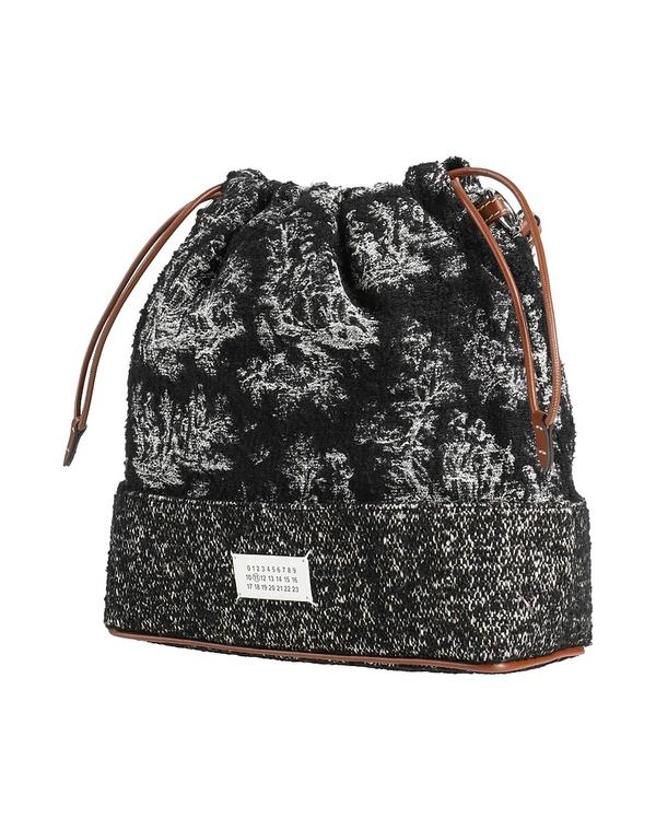マルタンマルジェラ レディース 御徒面子 うしろ側容器に並べる・背嚢 MAISON MARGIELA Black 黒いこと