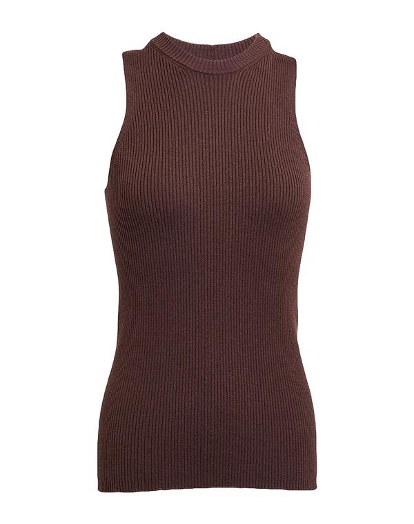 リックオウエンス レディース トップス プルオーバー RICK OWENS Chocolate Brown 赤銅色