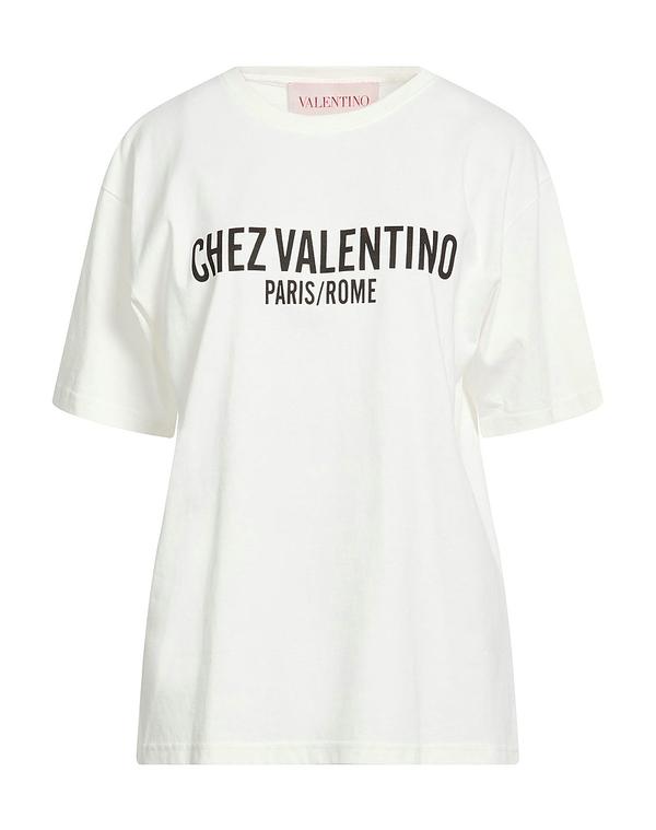 ヴァレンティノ レディース トップス ティーシャツ VALENTINO GARAVANI White 白いこと