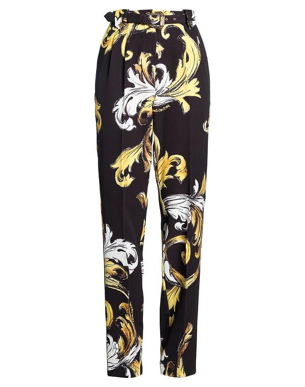 ヴェルサーチ レディース ボトムス カジュアルパンツ VERSACE JEANS COUTURE Black ブラック｜ReVida 店