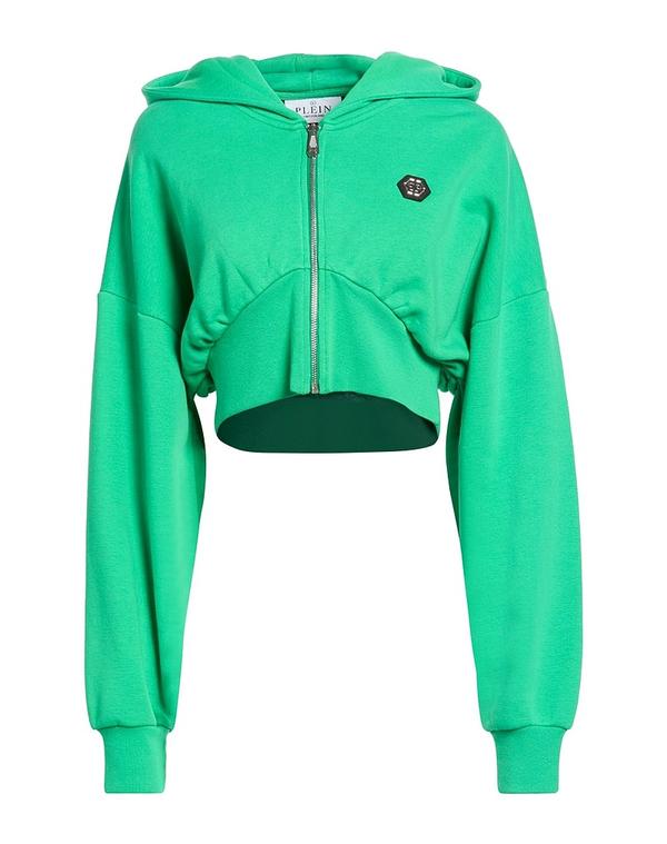 フィリップ飾り気の無い レディース アウター パーカー・スウェット PHILIPPLEIN Green 緑であること