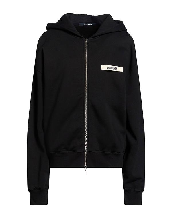 ジャクエムス レディース アウター パーカー・スウェット JACQUEMUS Black 黒いこと