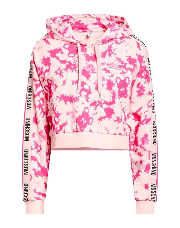 モスキーノ レディース アウター パーカー・スウェット MOSCHINO Pink サクラ色