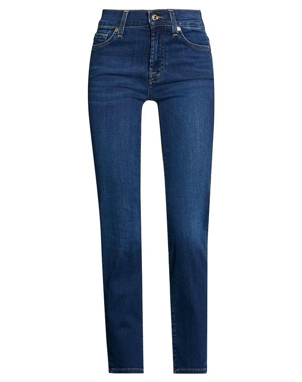 セブンフォーオールマンカインド レディース ボトムス ジーンズズボン下 スキニー 7 FOR ALL MANKIND Blue 青み