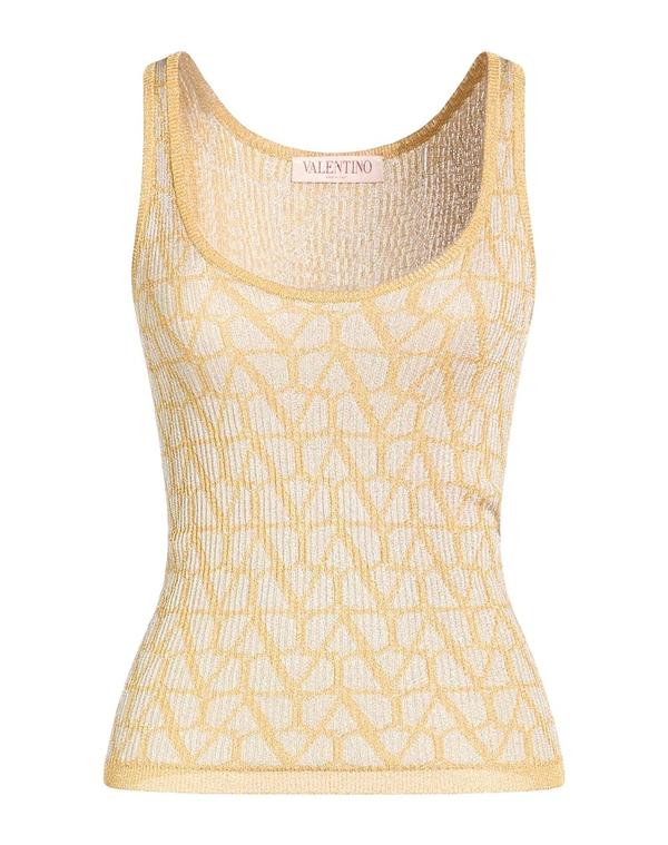 ヴァレンティノ レディース トップス ティーシャツ 貯蔵タンクいの一番 VALENTINO GARAVANI Beige ベージュ トップス-レディースファッション