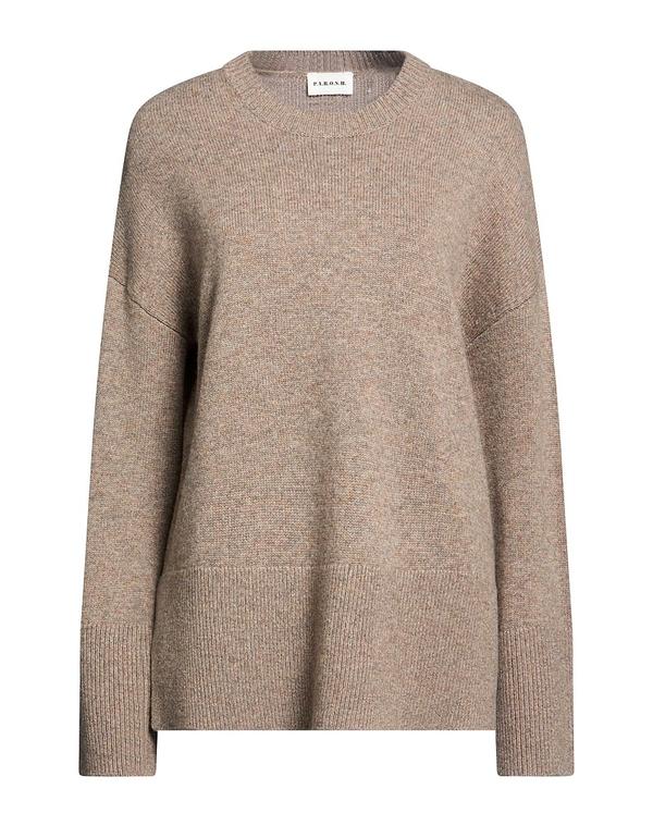 パロッシュ レディース トップス プルオーバー ティーシャツ P.A.R.O.S.H. Khaki カーキ