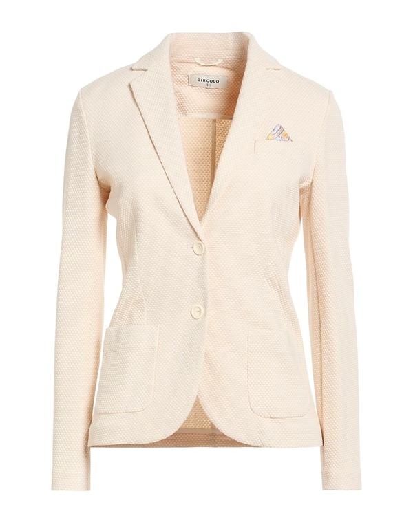 チルコロ 1901 レディース アウター ジャケット・ブルゾン テーラードジャケット CIRCOLO 1901 Off White オフホワイト|ReVida 店