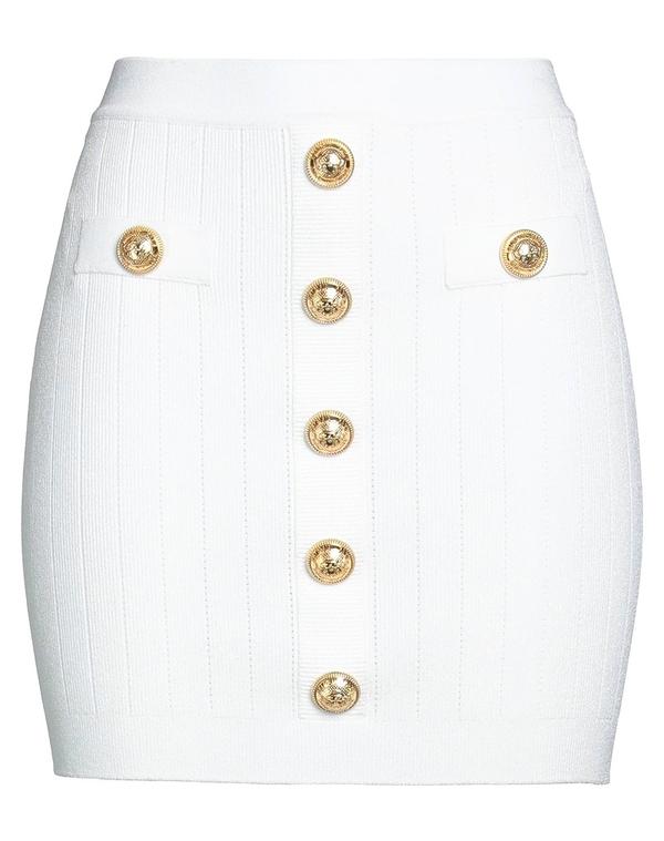 バルマン レディース 下つ方スコート BALMAIN White 白いこと