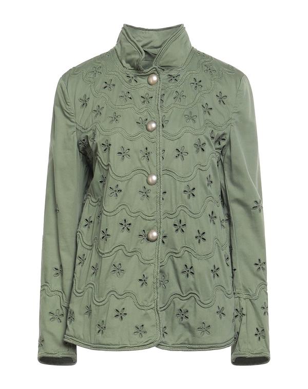 エルマンノ シェルヴィーノ レディース アウター ジャケット・ブルゾン ERMANNO SCERVINO Military Green グリーン|ReVida 店