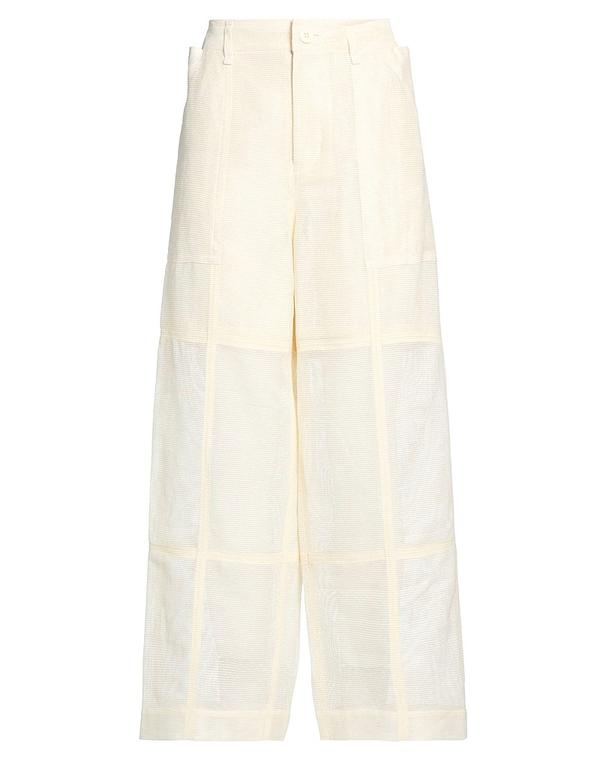 イッセイミヤケ レディース ボトムス 心地好いズボン下 ISSEY MIYAKE Ivory 象牙色