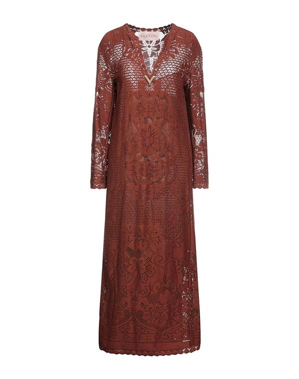 ヴァレンティノ レディース トップス 衣装 VALENTINO GARAVANI Brown 赤銅色