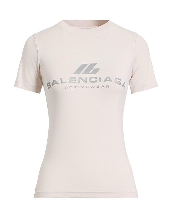 バレンシアガ レディース トップス ティーシャツ BALENCIAGA Light Gray 薄墨色