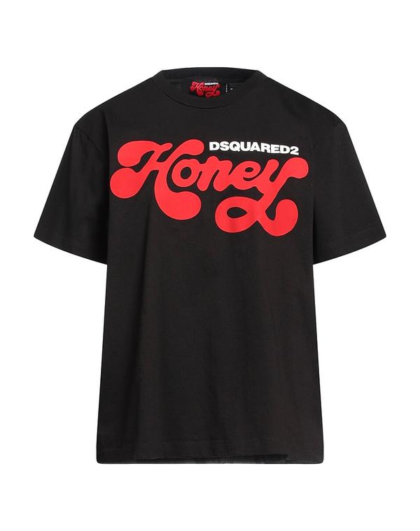 ディースクエアード レディース トップス ティーシャツ DSQUARED2 Black 黒いこと トップス-Tシャツ・カットソー-レディースファッション