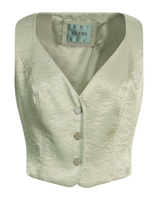 ゲス レディースーツ テーラードベスト GUESS ジレ Sage Green グリーン