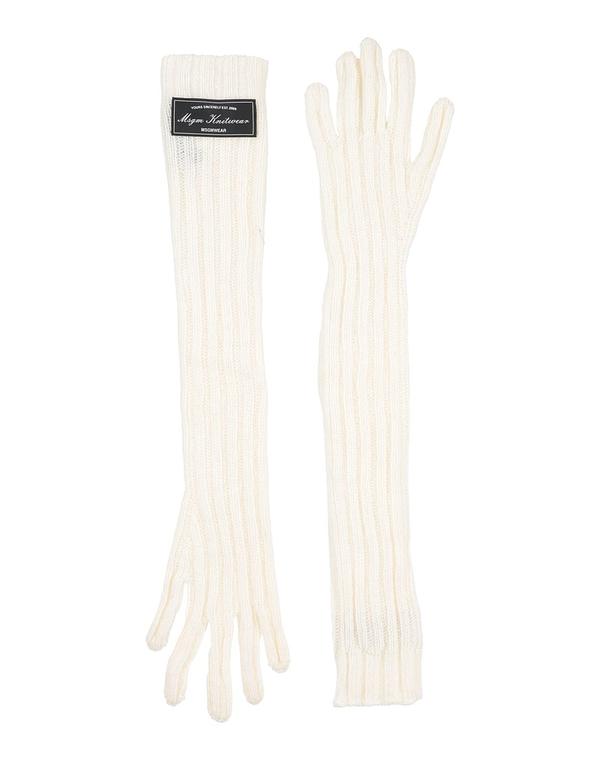 エムエスジイエム レディース アクセサリー 手袋 MSGM 手袋 Ivory アイボリー
