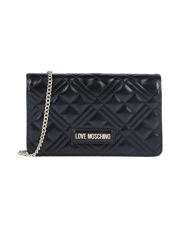 優しいこと モスキーノ レディース 御徒面子 LOVE MOSCHINO Black 黒いこと