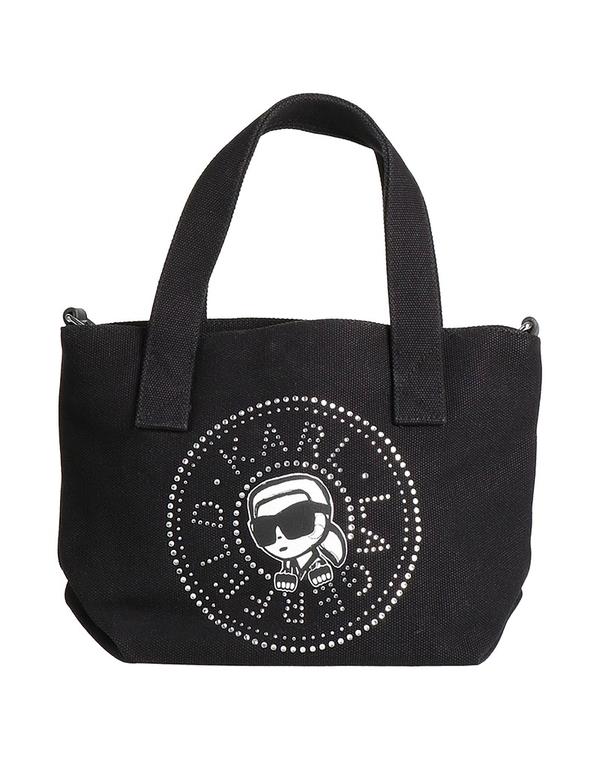 長い巻き毛 ラガーフェルド レディース 御徒面子 KARLAGERFELD Black 黒いこと
