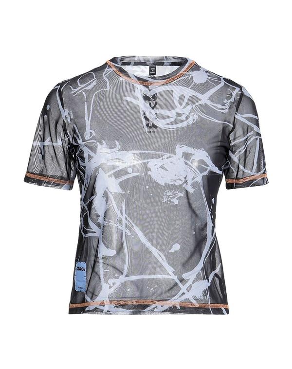 【送料無料】 McQアレキサンダーマックイーン レディース Tシャツ トップス Ｔシャツ Charcoal