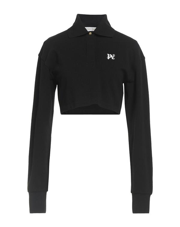 パーム・エンジェルス レディース トップス スポーツシャツ PALM ANGELS Black 黒いこと
