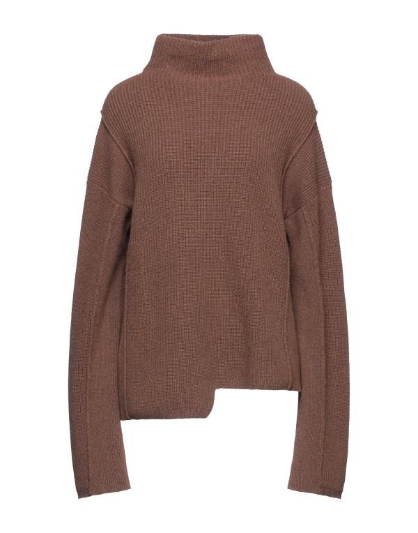 定番スタイル ハイ レディース ニット セーター アウター Turtleneck Brown