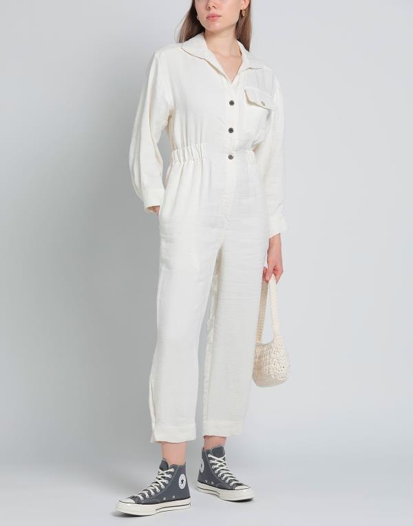 ミスク レディース ジャンプスーツ トップス Embellished Chiffon-Overlay Jumpsuit