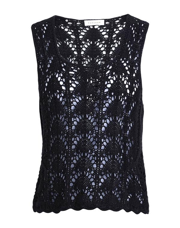 トップショップ レディース トップス シャツ TOPSHOP Black ブラック｜ReVida 店
