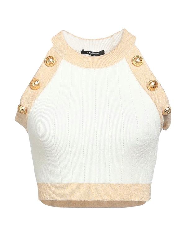 バルマン レディース トップス BALMAIN トップス Off-White オフホワイト｜ReVida 店