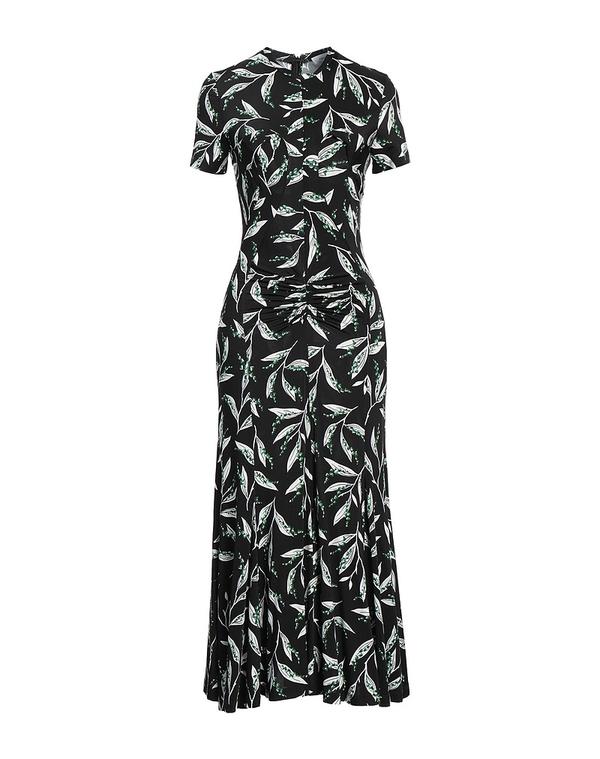 ラバンヌ レディース ドレス ミディ丈ワンピース RABANNE ひざ丈ワンピース Black ブラック｜ReVida 店
