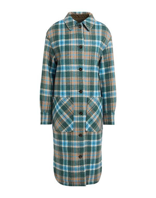 羊毛 金持ち レディース アウター 厚地の外套 WOOLRICH 厚地の外套 Azure Blue 青み