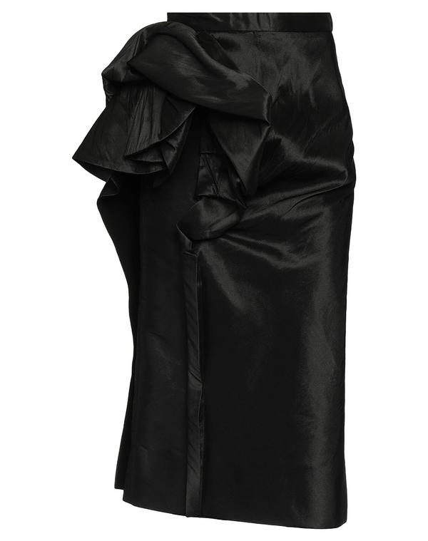 マルタンマルジェラ レディース ボトムス ミディスカート MAISON MARGIELA ミディ丈スカート Black ブラック｜ReVida 店 125,400円