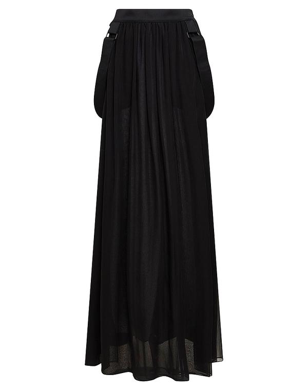 マックスマーラ レディース ボトムス マキシ丈スカート MAX MARA ロングスカート Black ブラック|ReVida 店