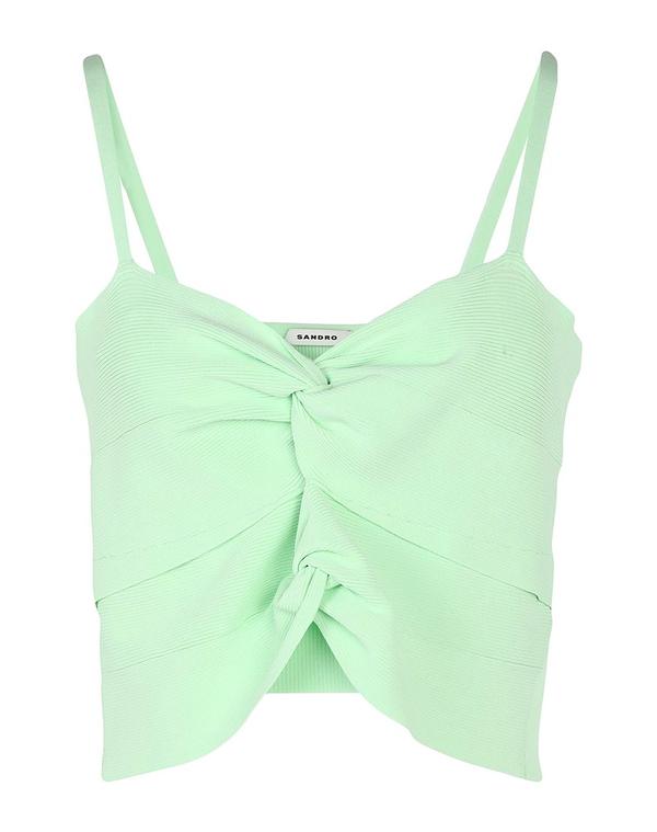サンドロ レディース トップス シャツ SANDRO Light Green グリーン|ReVida 店