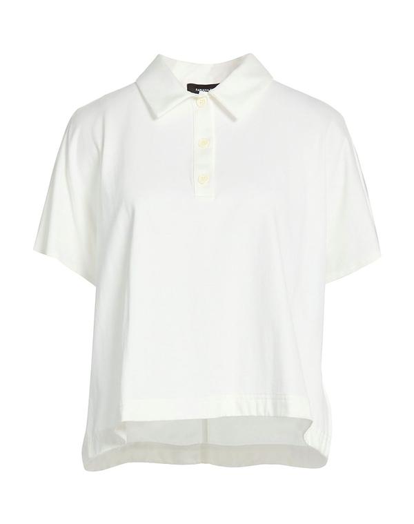 ファビアナ フィリッピ レディース トップス スポーツシャツ FABIANA FILIPPI White 白いこと