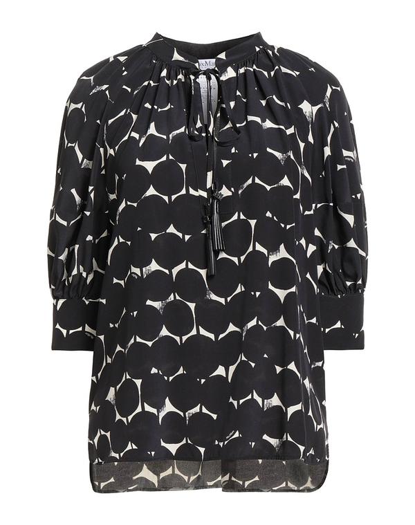 マックスマーラ レディース トップス シャツ MAX MARA Black ブラック｜ReVida 店
