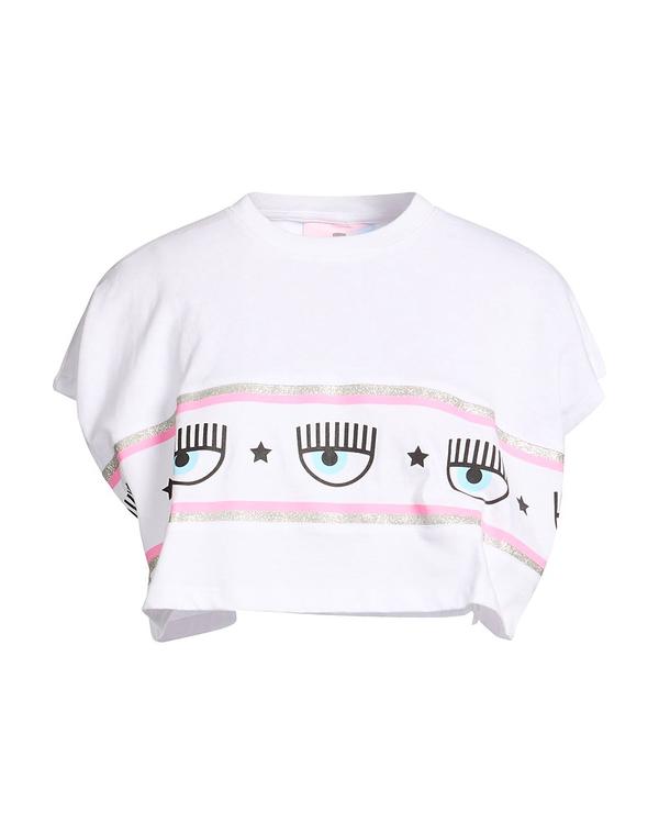 シアラフェラーニ レディース トップス ティーシャツ CHIARA FERRAGNI White 白いこと