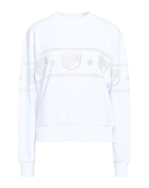 シアラフェラーニ レディース アウター パーカー・スウェット CHIARA FERRAGNI White 白いこと