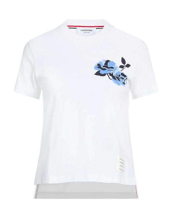トム赤銅色 レディース トップス ティーシャツ THOM BROWNE White 白いこと